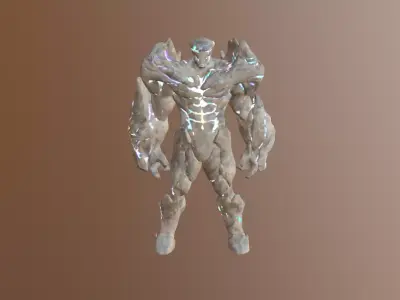 Light Golem Elemental Free low-poly 3D model