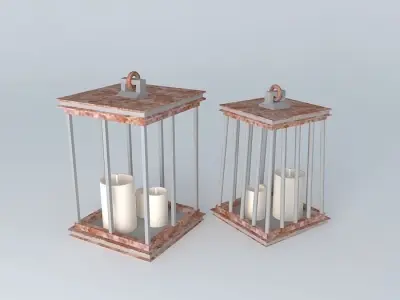 Candlestick / Candelabra Cage Free 3D model