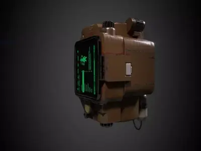 scifi watch military  Low-poly 3D model
