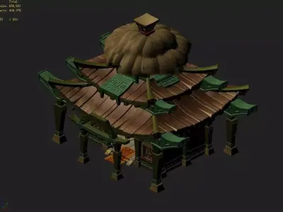 Town House - Main Hall 3D model