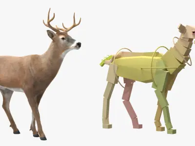  Virginia Deer Fur Rigged 