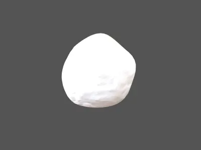 Snowball v1 001 Low-poly 3D model