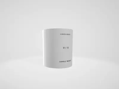 Lake  Skye Scented Soy Candle Low-poly 3D model