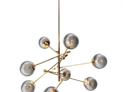 Burke Decor Home Chandelier 3D model