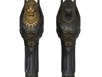 Gryphon column  3D model