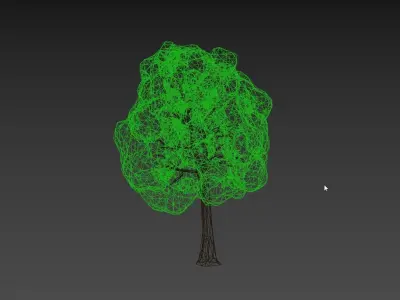 Low Poly Tree Stylish Low-poly 3D model