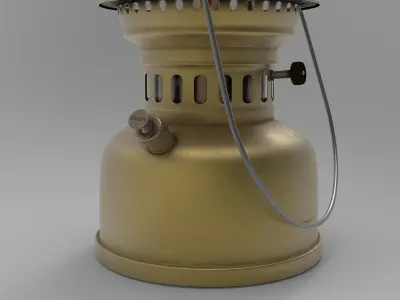 Oil lamps Free 3D model