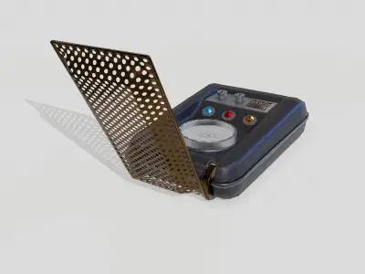  Sci-Fi Communicator PBR Low-poly 3D model