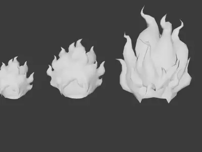 hair luffy Free low-poly 3D model