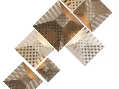 wall light  Low-poly 3D model