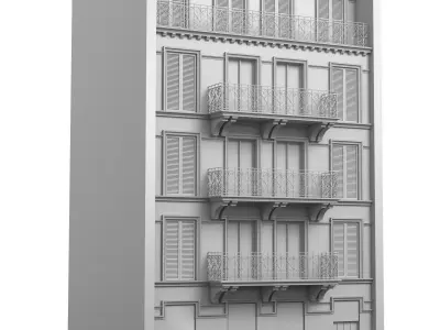 Paris House 3 3D model