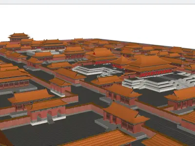 Imperial Palace Complex 3D model