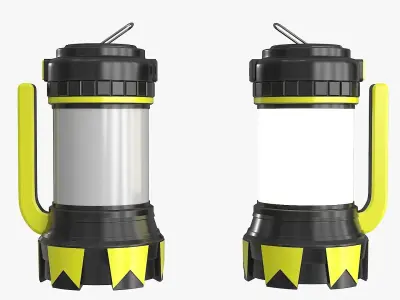Led Camping Lanterns Low-poly 3D model