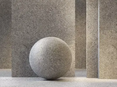 Concrete Pebble - PBR - Seamless - 4k - set05 Texture