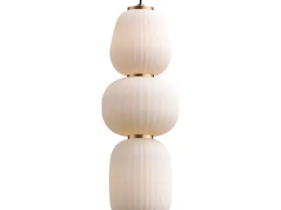 LAMPION TRIPLE STACKED 3D model