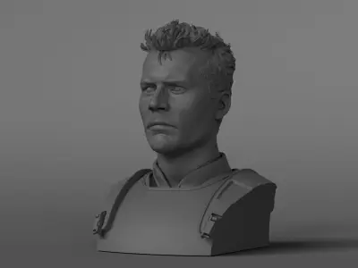 Bill Paxton - Hudson - Aliens 3D print model