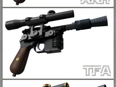 DL44 Hero ANH TFA SOLO 3D print model