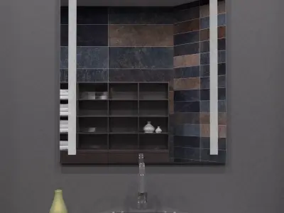 Illuminated Mirror 24 3D model
