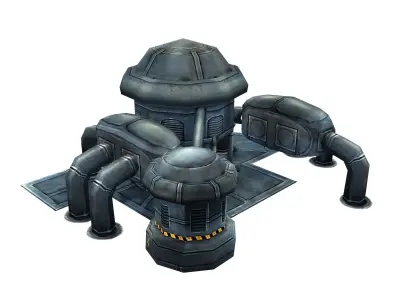 Machinery - Oil Irrigation 01 3D model