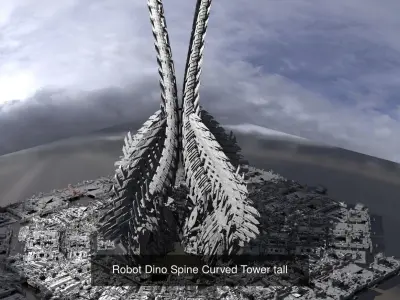 Skeleton Architecture Collection  3D Model Pack