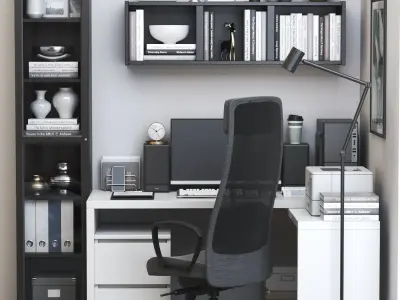 Office workplace 59 3D model