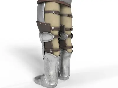 Suit of Armor Low-poly 3D model