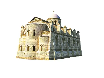 St George of the Greeks Cathedral Reconstruction 3D model