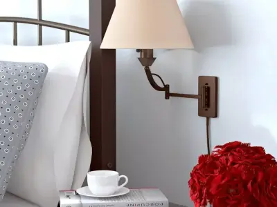 Mankin Swing Arm Sconce 3D model