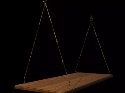 Hanging Indoor Swing Seat Free low-poly 3D model