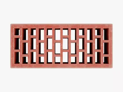 Red Brick 3 Low-poly 3D model