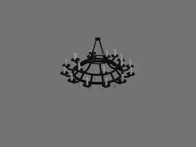 chandelier 3D model