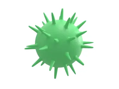 Virus v3 004 Low-poly 3D model