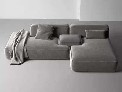 Cloud Sofa 01 3D model