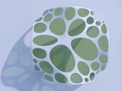 Parametric pergola stand 3D model