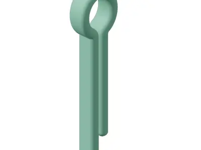 Plastic Cotter Pin Toy 3D model