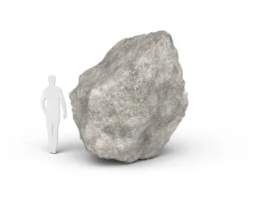 Rock M01A Low-poly 3D model