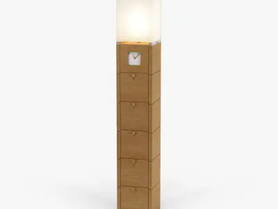 Giorgetti Meo longcase cabinet 3D model