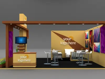 Stall Exhibition stand  3D model buy