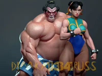 STREET FIGHTER 3D print model