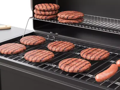 Barbecue 69 3D model