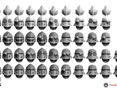 Feudal Guard - Upgrade Pack 1 3D print model