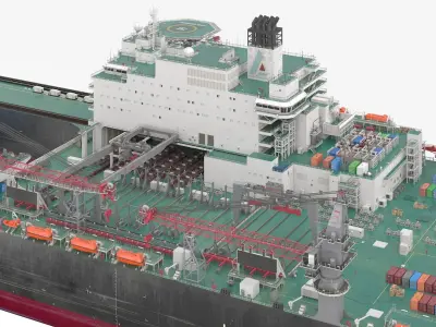  Platform Installation and Decommissioning Vessel in Water 