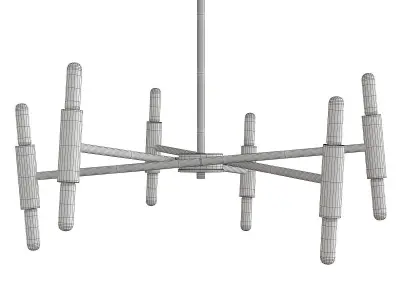 Ezra Chandelier Low-poly 3D model