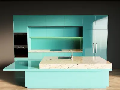 49-Kitchen1 glossy 5 3D model