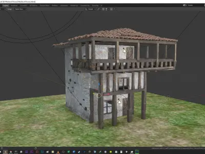 Medieval House 3D model