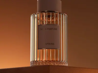 PERFUME MODELING AND LIGHTING SET 3D model