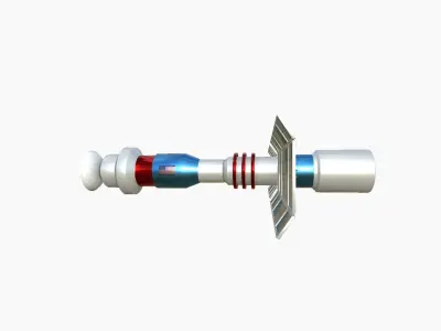Satellite C09 USA - SciFi Space Design Low-poly 3D model