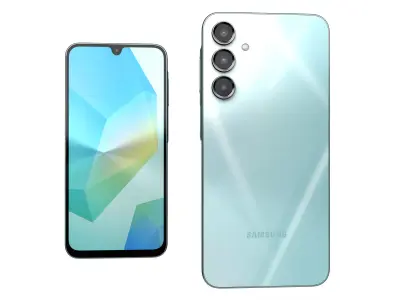 Samsung Galaxy A16 5G Light Green High Poly 3D model