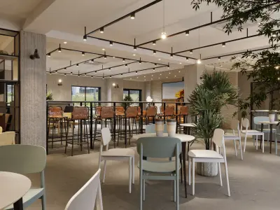 coffee shop Low-poly 3D model