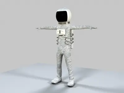 Astronaut Cartoon 3D model
